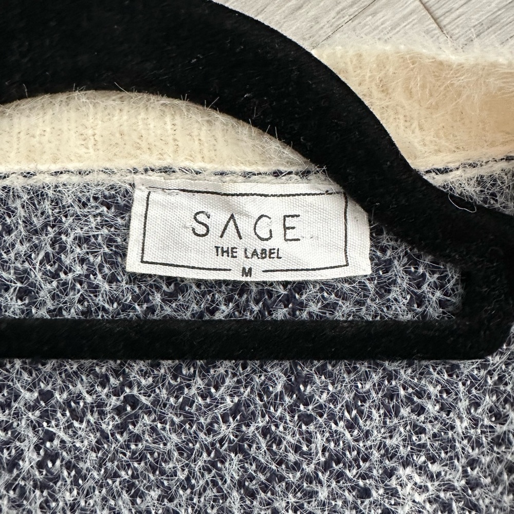SAGE The Label Monochrome Women's Cardigan Size M - Picture 7 of 16